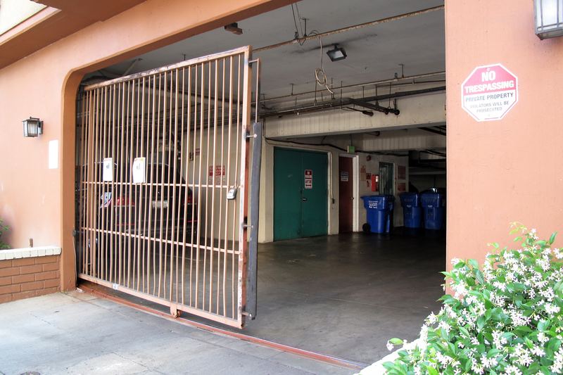 half open sliding garage door